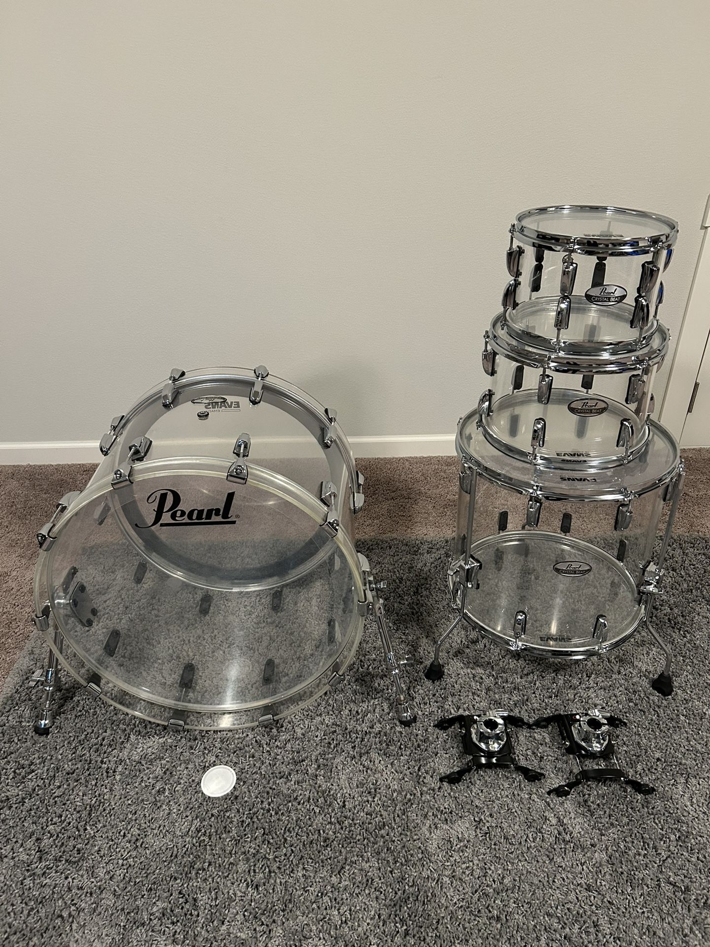 Pearl Crystal Beat Acrylic Drum Shell Kit