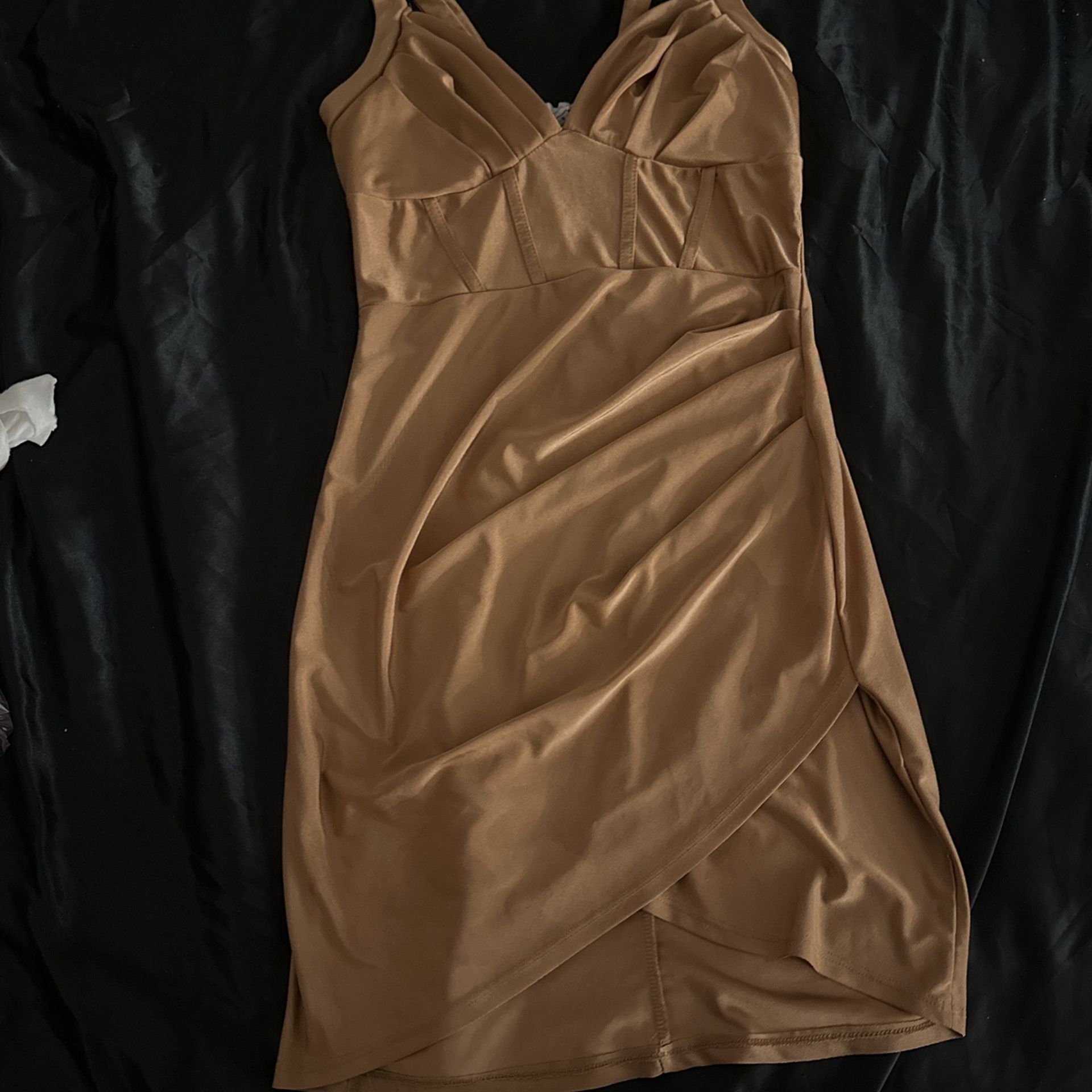 Tan Dress