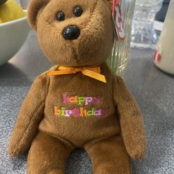 Ty Beanie Baby Happy Birthday