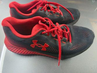 Under Armour and New Balance shoes