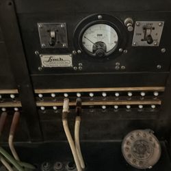 Old telephone switchboard