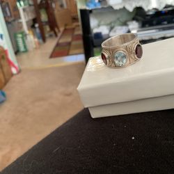 Multi Gemstone 925 Band