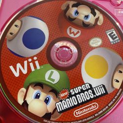 New Super Mario Bros. Wii (Nintendo Wii, 2009) disc only 