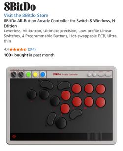 8BITDO ALL BUTTON ARCADE CONTROLLER