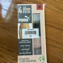 NWT Puma women seamless bikini 4 pack Size M