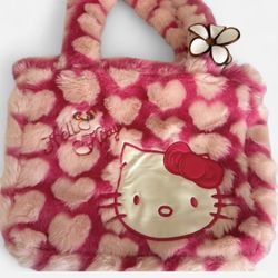 Hello Kitty Tote Bag Furry 