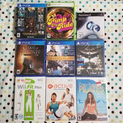 Brand new Sealed Playstation 4, Xbox 360 Nintendo Wii Video games 