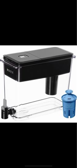New in box Brita Extra Large 27-Cup Countertop Filtered Water Black Dispenser
