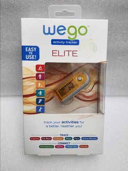 Brand NEW - WEGO Elite Activity Tracker - Orange/Silver