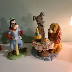 Vintage Disney Porcelain Figurines.