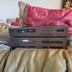 JVC A-X404 Stereo Integrated Amplifier Plus  JVC T-X202 fM/AM Quartz  Synthesizer  Stereo Tuner