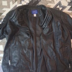 Faux LEATHER JACKET 