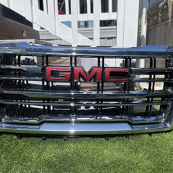 2021 2022 2023 GMC Yukon SLT/Yukon XL SLT Bright Chrome Grille (contact info removed)7 OEM AND FRONT MOLDING CRHOME