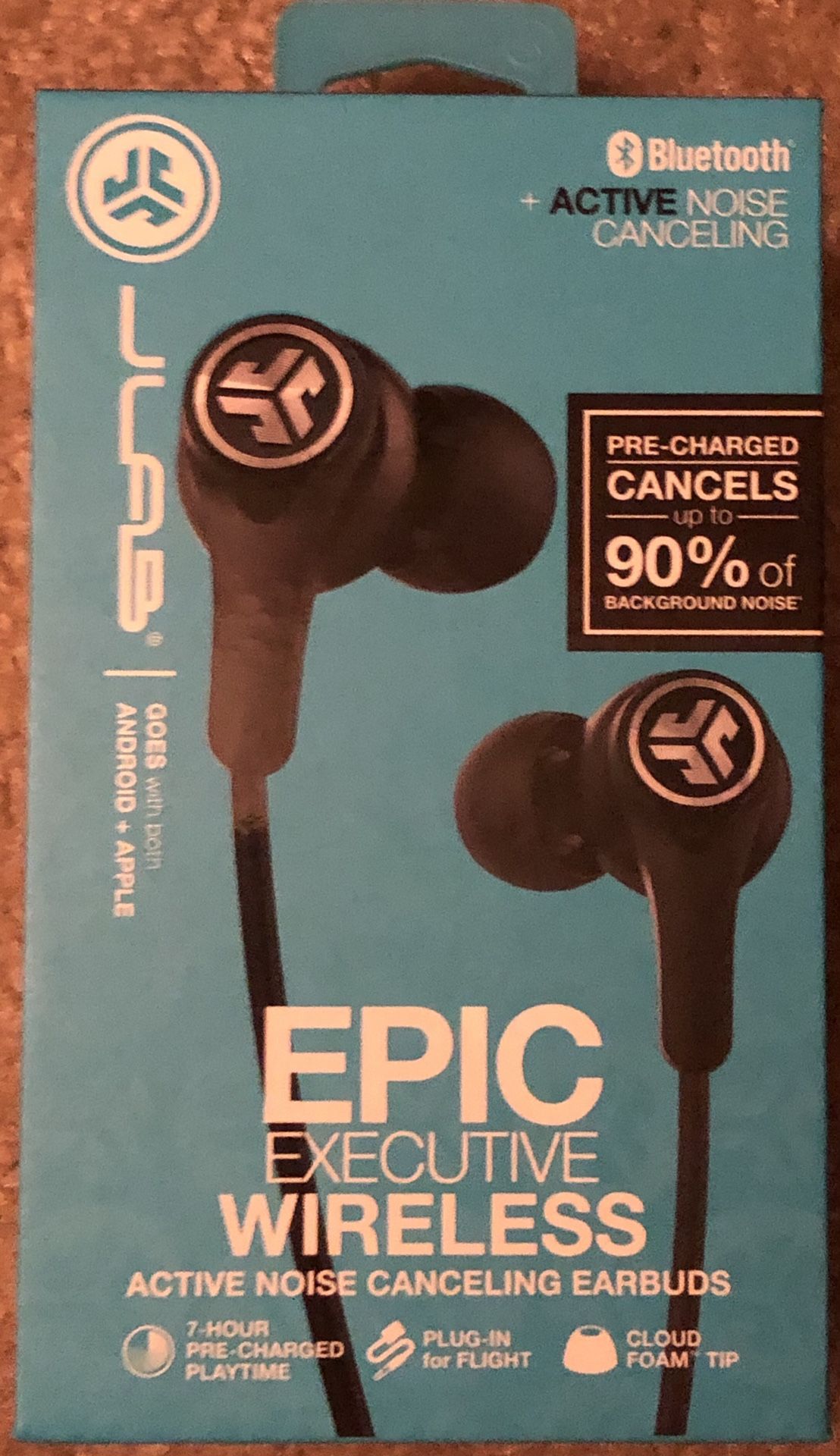 New Jlab Epic Executive Wireless Active noise canceling earbuds