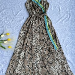 Snake Print Dress. Size S