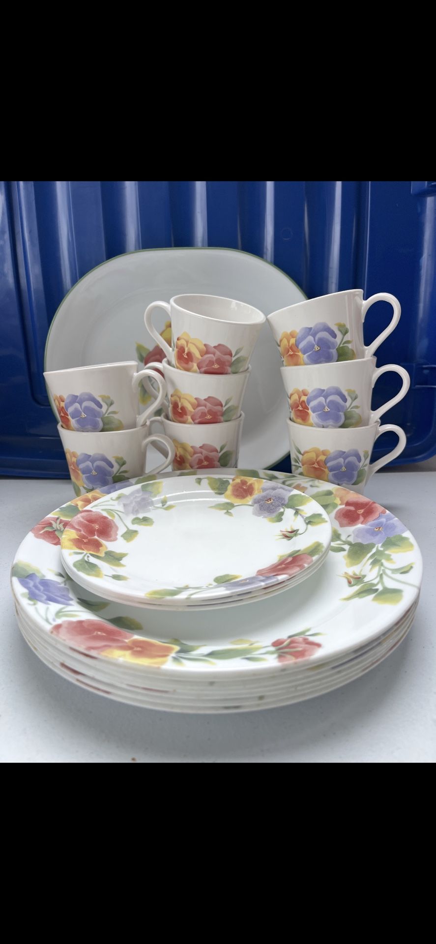 Corelle Summer Blush Dishes 