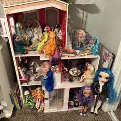 Rainbow High Dolls, House And Vehicles