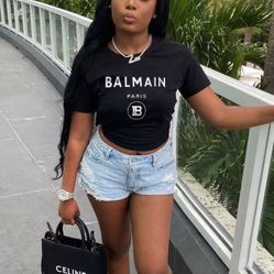 Black Balmain T Shirt