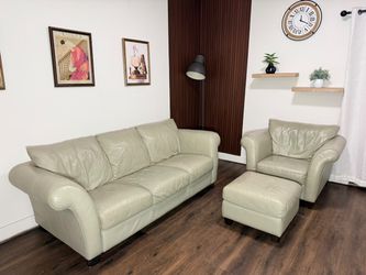 Italsofa Italian Leather Sofa Set – 3 Piece – Free Delivery