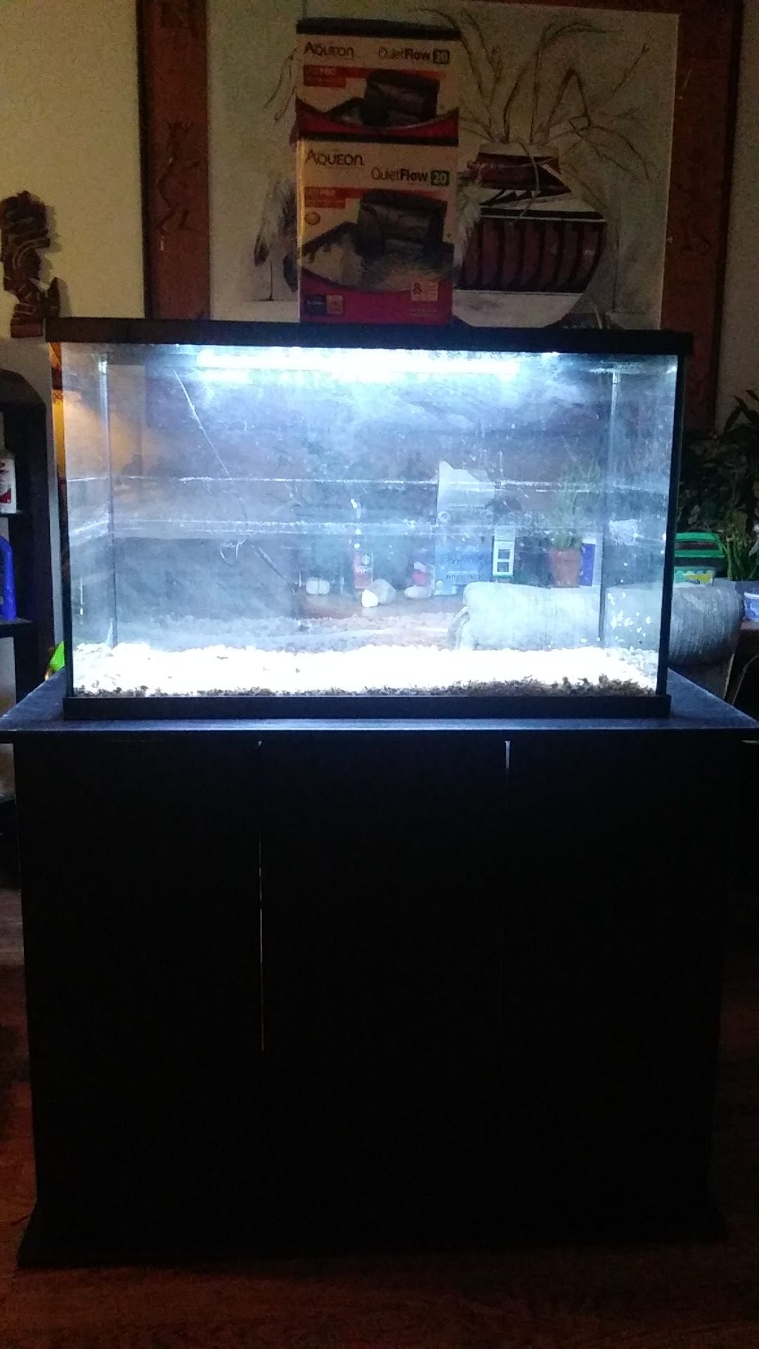 30 gallon aquarium with stand and aqueon 20 for 30 gallons