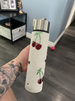 Cherry Rhinestone Cup