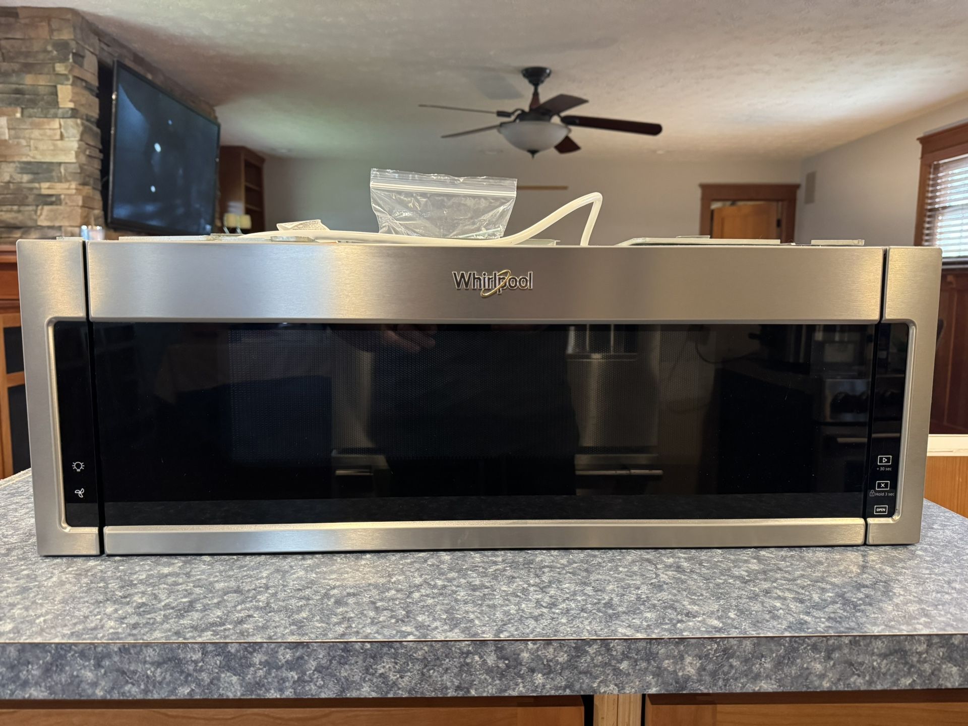 Whirlpool Low Profile Microwave - Stainless Steel