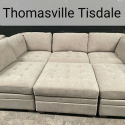 Modular Sectional Couch Sofa With Ottoman 