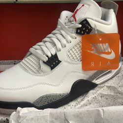 Jordan 4 White Cement 