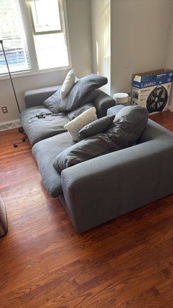 Comfy 2 Piece Couch - Cat dad