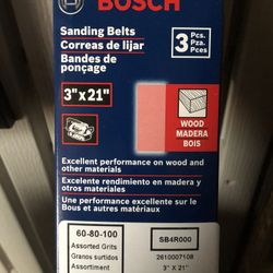 Bosch Sanding Belts (5 Packs)