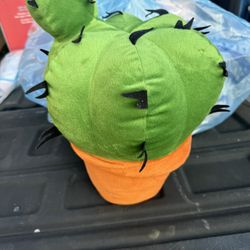 Plush Cactus Potted Plant with Spider Accent Stuffed Toy by IKEA 15"