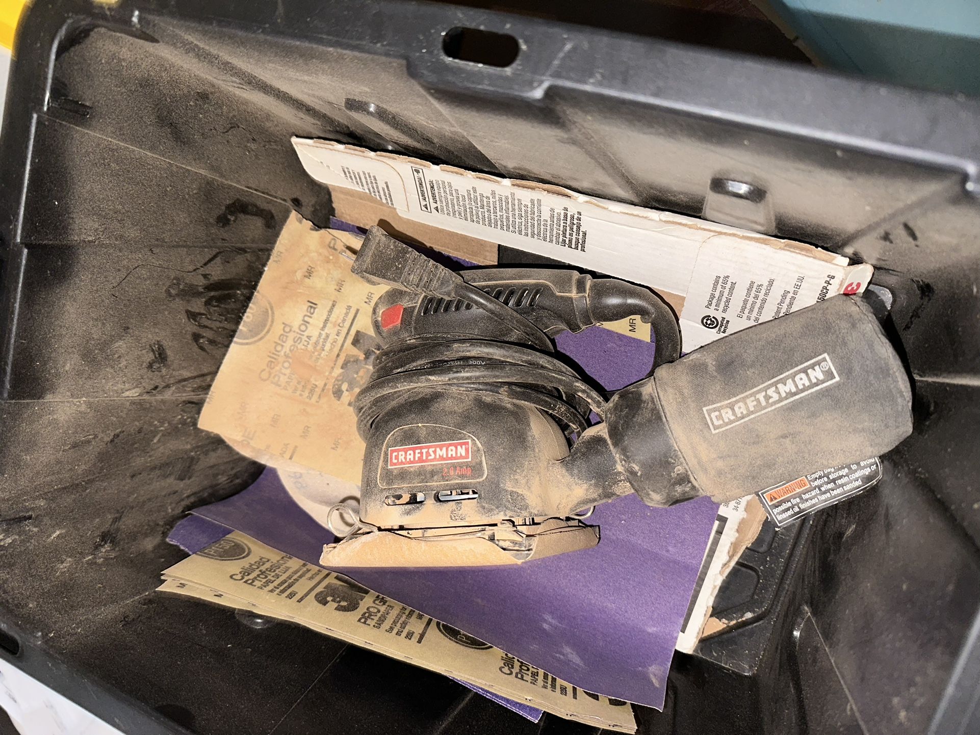 Craftsman Sander W/sandPapers OBO
