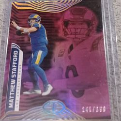 Matt Stafford Los Angeles Rams Lions 141/399 Illusions Red 2022