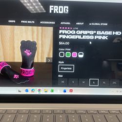 NEVER USED frog grips for crossfit
