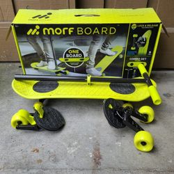 Morfboard Convertible to Scooter