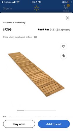 Cedar Pathway 6 Ft