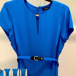 Ralph Lauren Bold Blue Dress 👗 