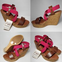 BARTOLINI HANDMADE IN ITALY WEDGES SIZE 10 NEW WITH TAGS