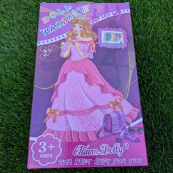 Dolly Wardrobe by Dolly Charm (not Barbie) 139 Pieces 