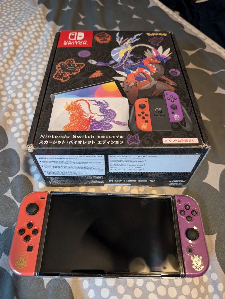 Nintendo Switch OLED Pokemon Scarlet And Violet Edition