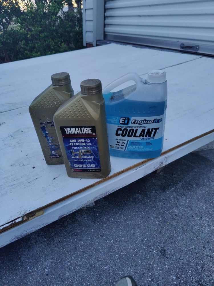 Oil And Coolant For Motorcycle
