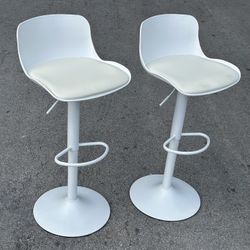 White Designer stools 