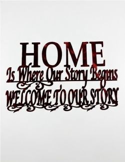 Home is Where Our Story Begins Welcome to Our Story Met