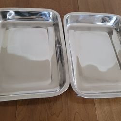 New Stainless Steel Tray Set