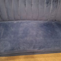 Luxury Blue Velet Couch