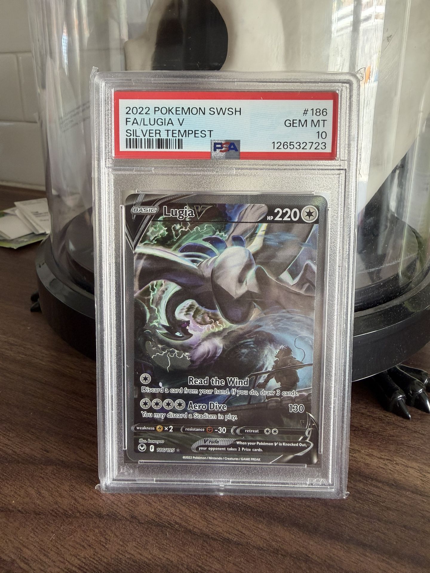 Lugia V Alt Art 186 Silver Tempest - PSA 10