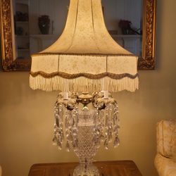 Antique Crystal Lamps