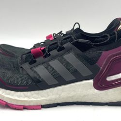 Adidas Women Size 5.5 UltraBoost C.RDY Black Pink Grey