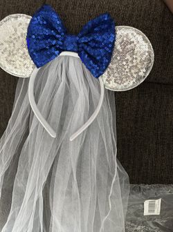 Disney ears with veil