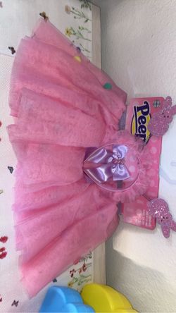 Clairs-girls tutu/skirt- BRAND NEW- PEEPS TUTU W/ Headband-Ages 3+